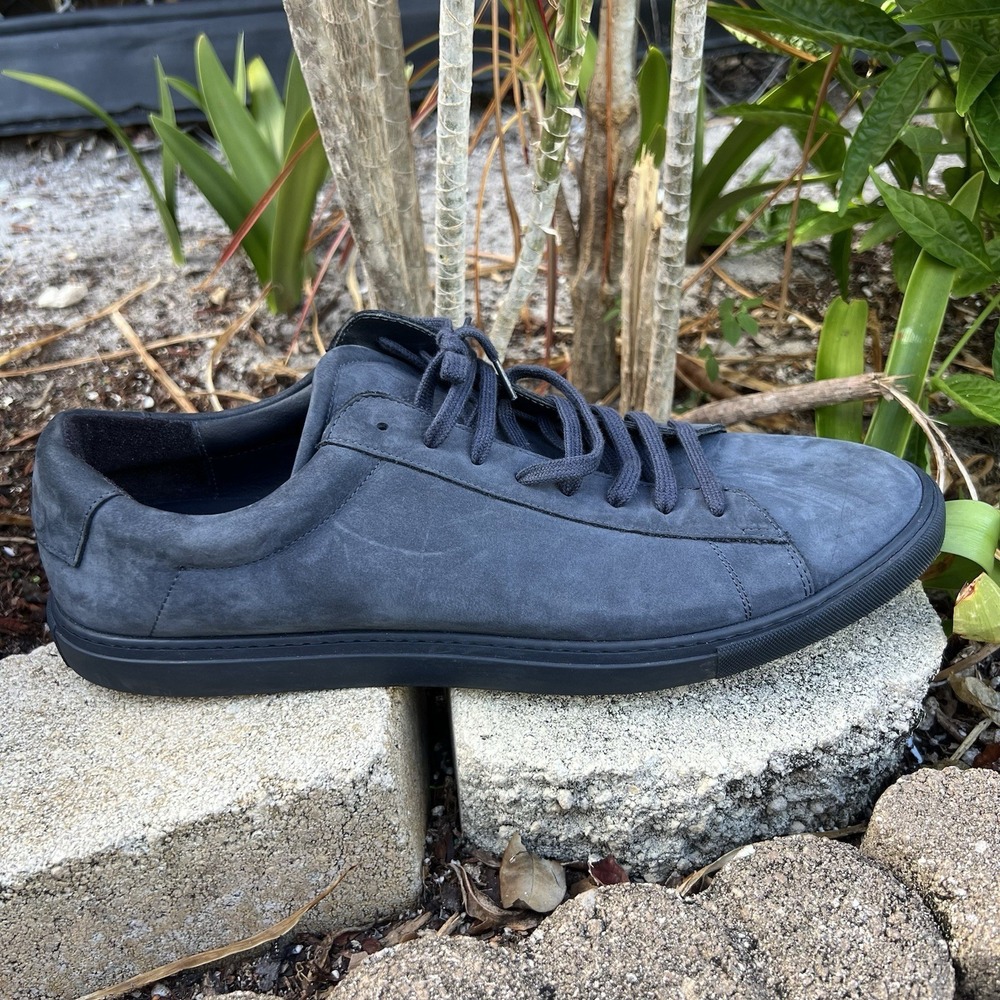 Oliver Cabell Low 1 Sneakers Shoes Dark Blue Gray SuedeMens Size EU 48 US 15